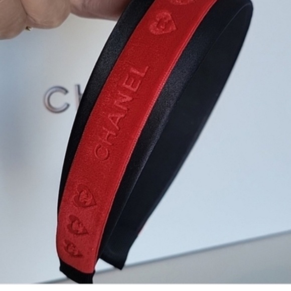 CHANEL Red Ribbon Headband main image 4
